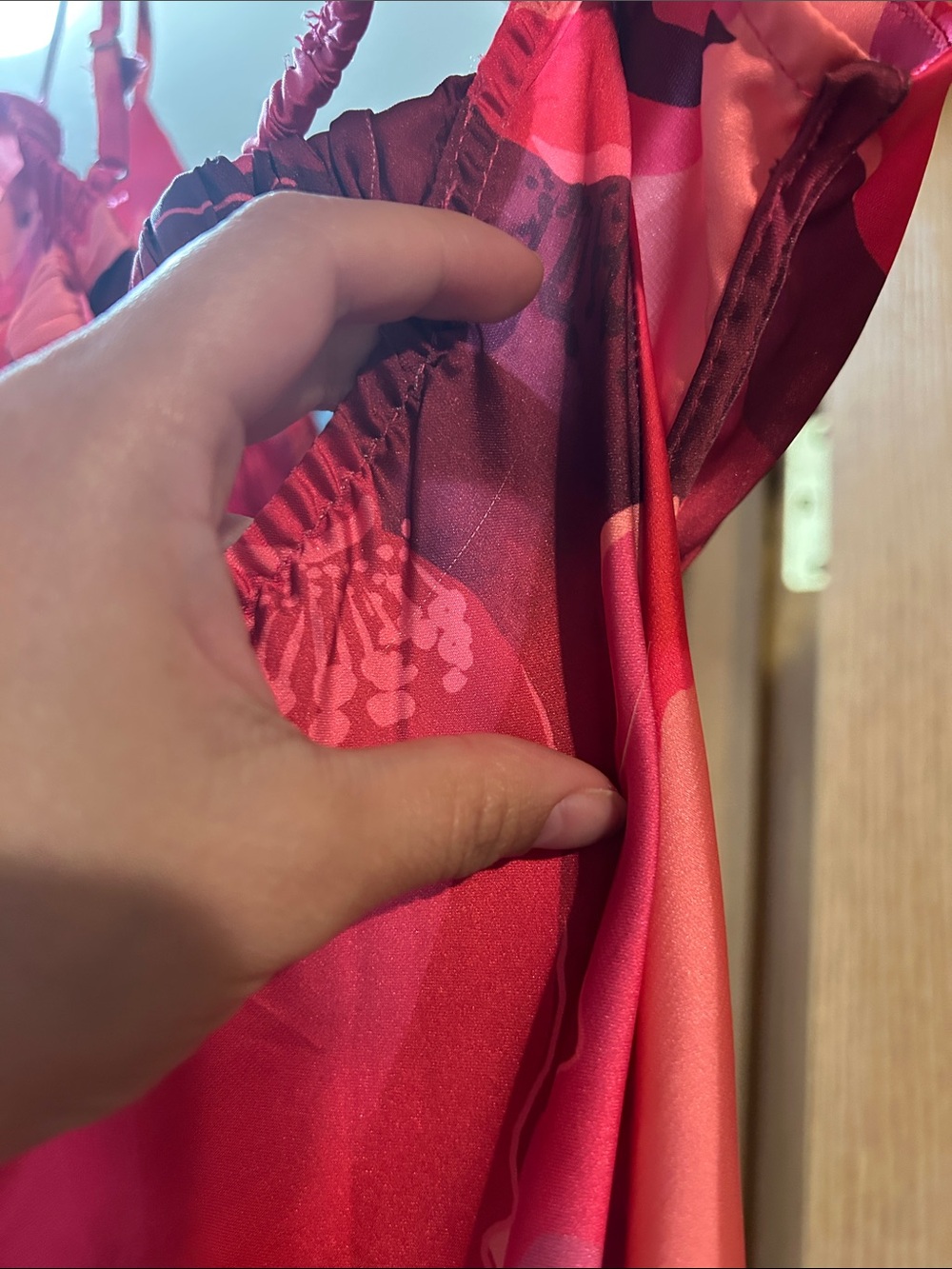 Hello Molly Pink & Fuchsia Floral Print Maxi Slip Dress - Picture 7 of 13